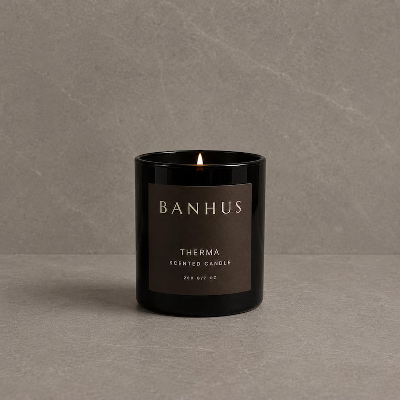 Therma Scented Candle - Smoked Oak and Cedarwood