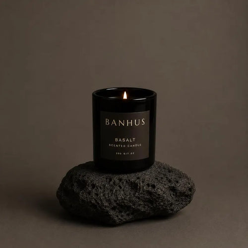 Basalt Scented Candle - Black Pepper, Musk, Patchouli